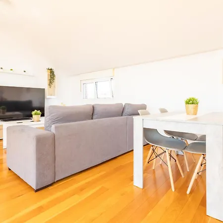 Atico Duplex I Terraza I Vistas Al Mar I Parking I Wifi 桑坦德