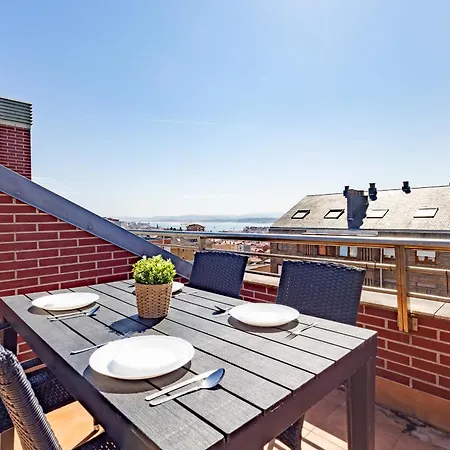 Apartment Atico Duplex I Terraza I Vistas Al Mar I Parking I Wifi Santander