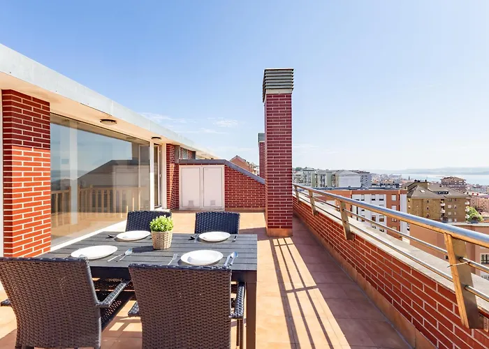 Atico Duplex I Terraza I Vistas Al Mar I Parking I Wifi 公寓